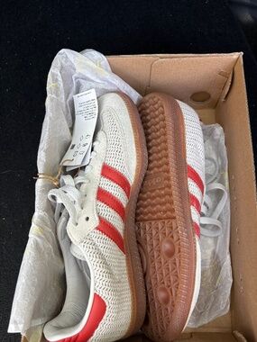 ADIDAS Samba OG Crystal White Preloved Red
